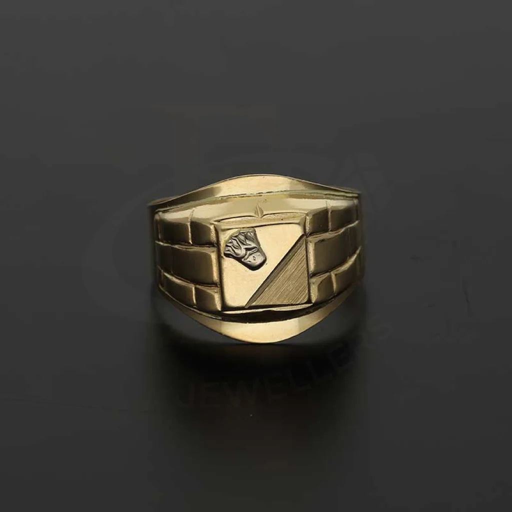 Gold King Shaped Mens Ring 18Kt - Fkjrn18K3810 Rings