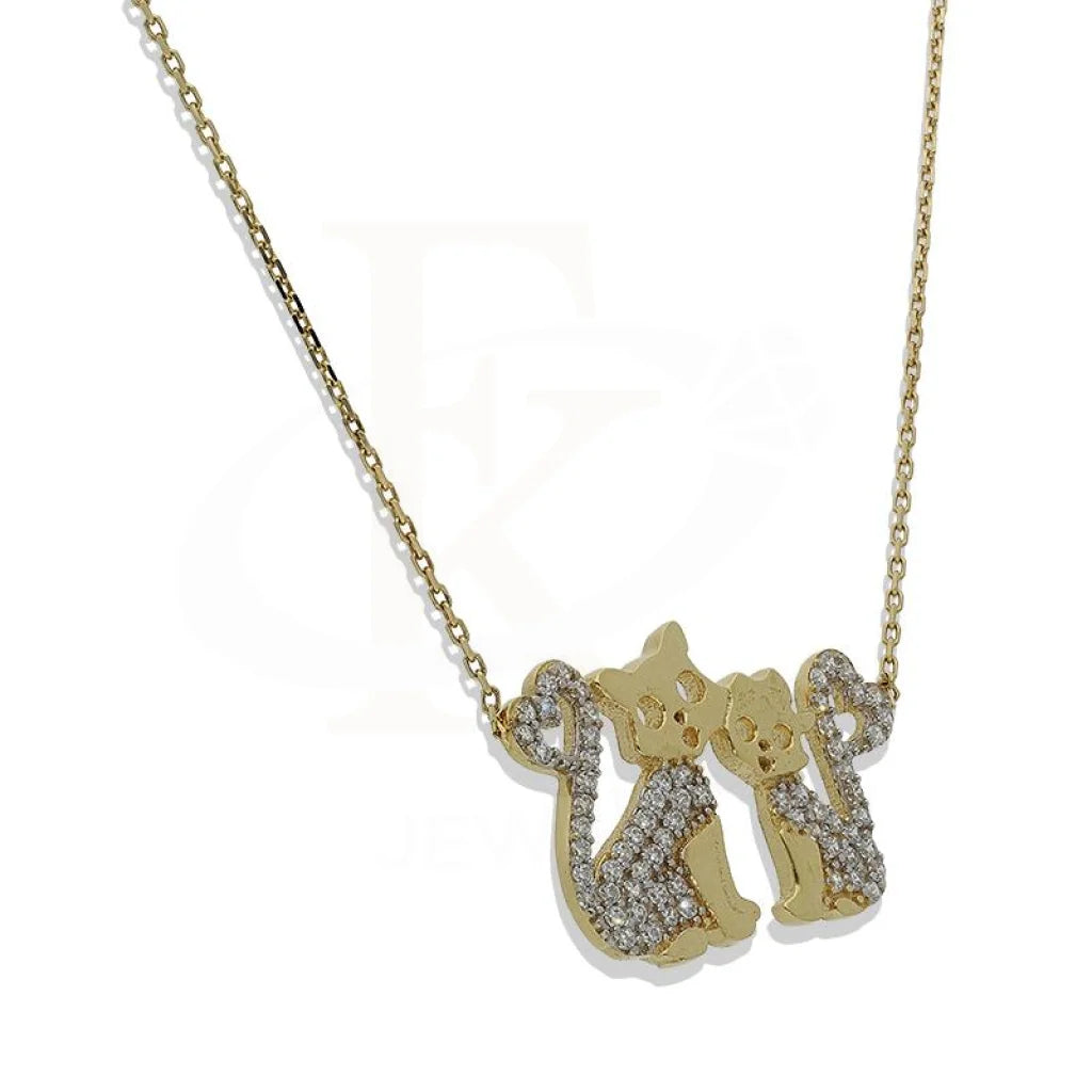 Gold Kitty Necklace 18Kt - Fkjnkl18K2261 Necklaces