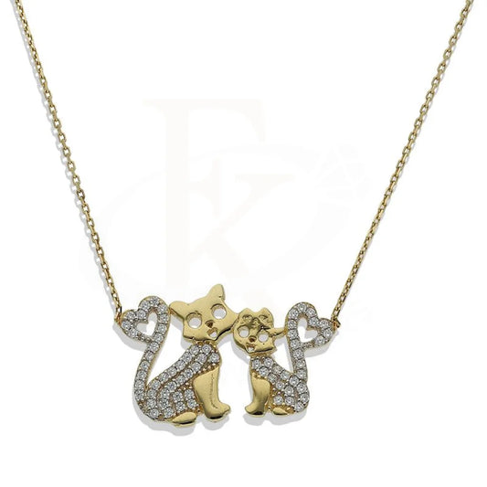 Gold Kitty Necklace 18Kt - Fkjnkl18K2261 Necklaces