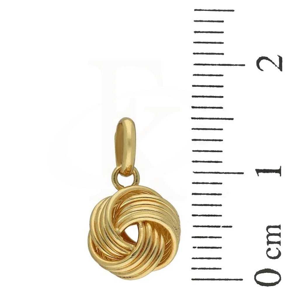 Gold Knot Pendant 18Kt - Fkjpnd18K3154 Pendants