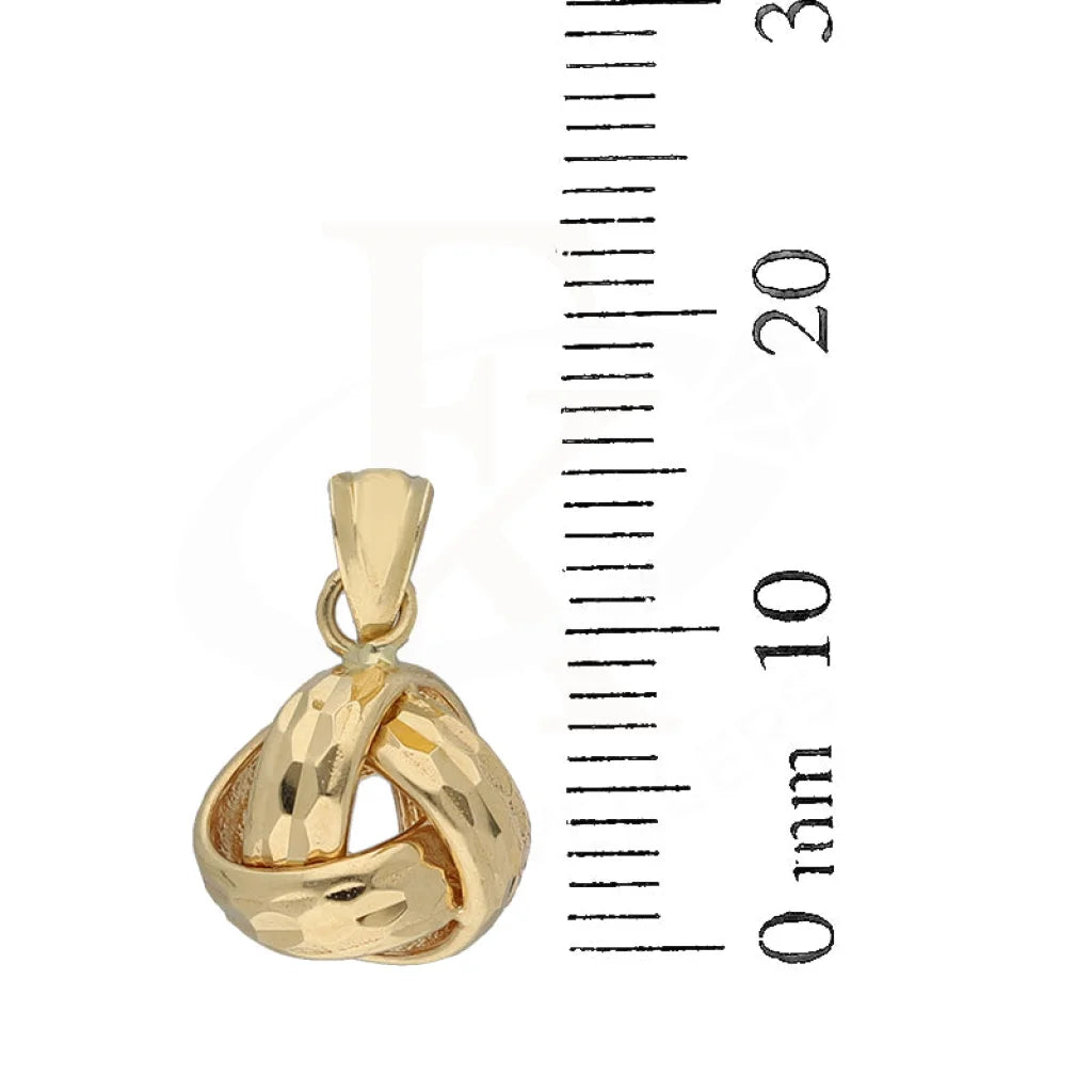 Gold Knot Pendant 18Kt - Fkjpnd18K5455 Pendants