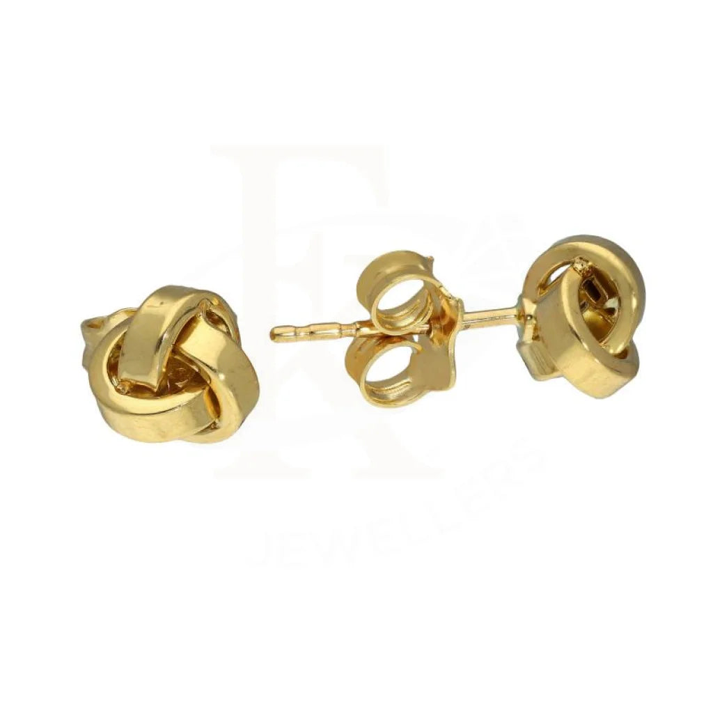 Gold Knot Pendant Set (Necklace Earrings And Ring) 18Kt - Fkjnklst18K2361 Sets