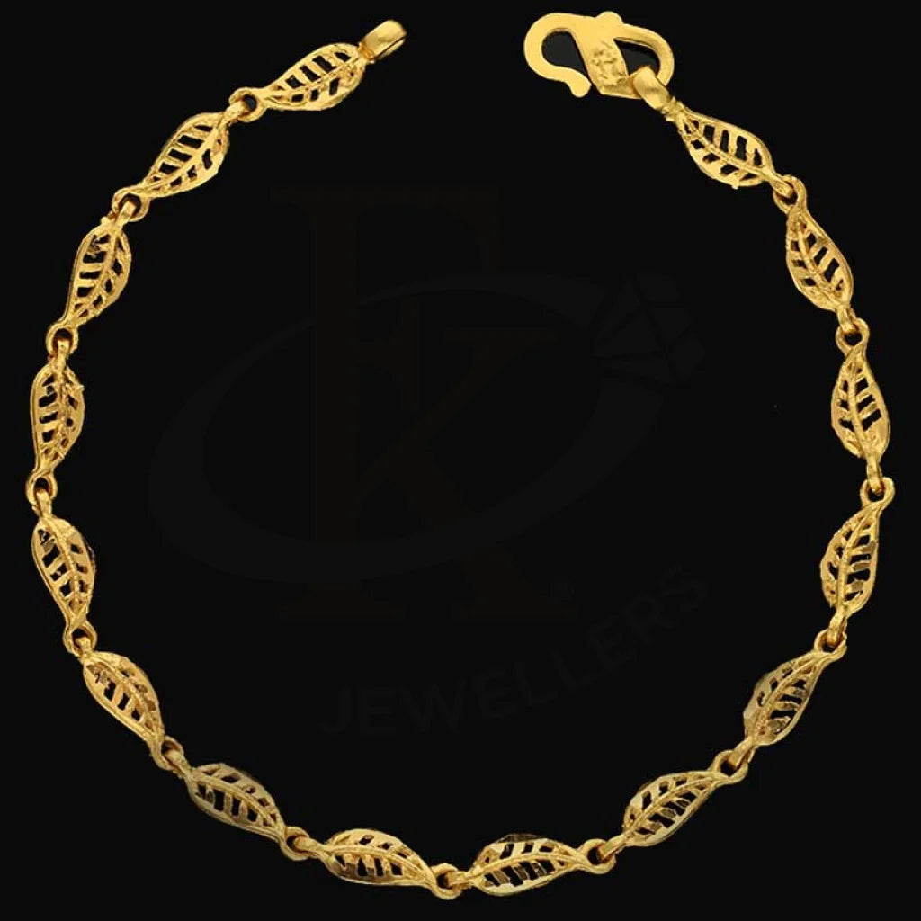 Gold Leaf Bracelet 22Kt - Fkjbrl22K2743 Bracelets