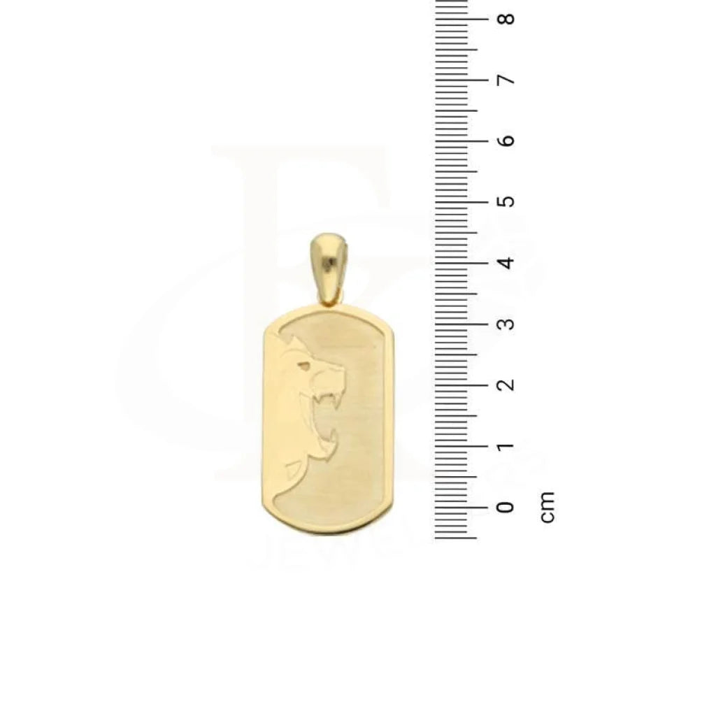 Gold Lion Pendant 18Kt - Fkjpnd18K3138 Pendants