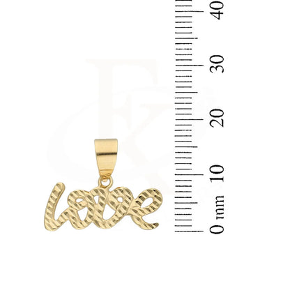 Gold Love Pendant 18Kt - Fkjpnd18K5229 Pendants