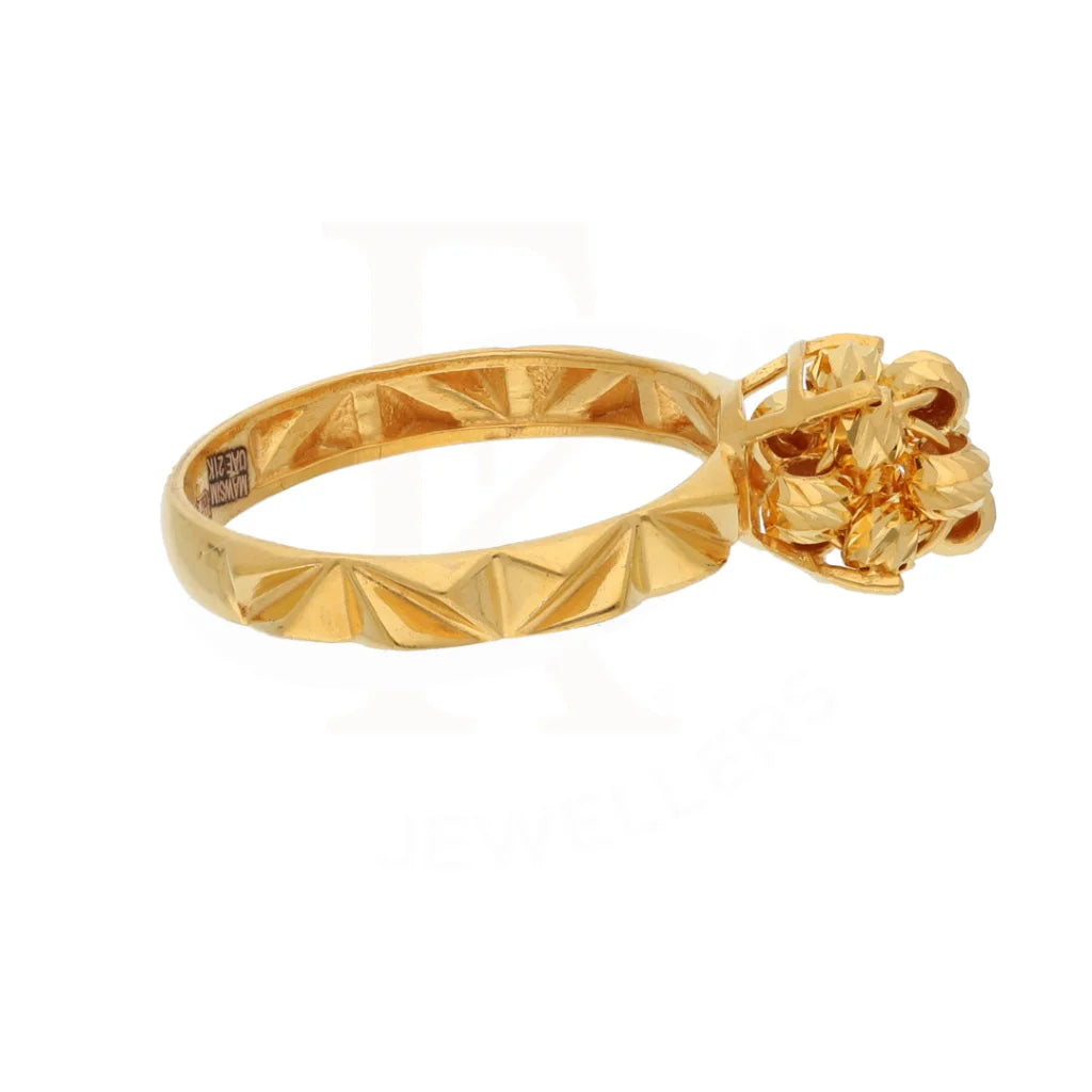 Gold Luxury Knot Ring 21Kt - Fkjrn21Km8501 Rings