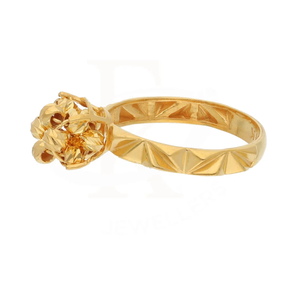 Gold Luxury Knot Ring 21Kt - Fkjrn21Km8501 Rings