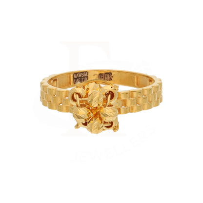 Gold Luxury Knot Ring 21Kt - Fkjrn21Km8502 Rings