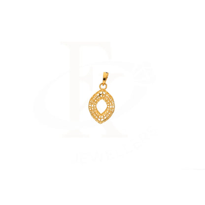 Gold Marquise Pendant 21Kt - Fkjpnd21Km8423 Pendants