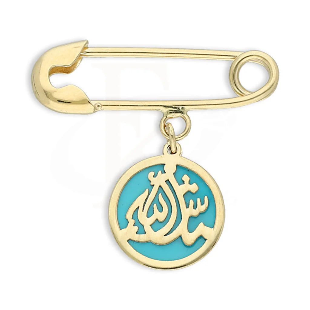 Gold Mashallah Brooch 18Kt - Fkjbrch18K5215 Brooches