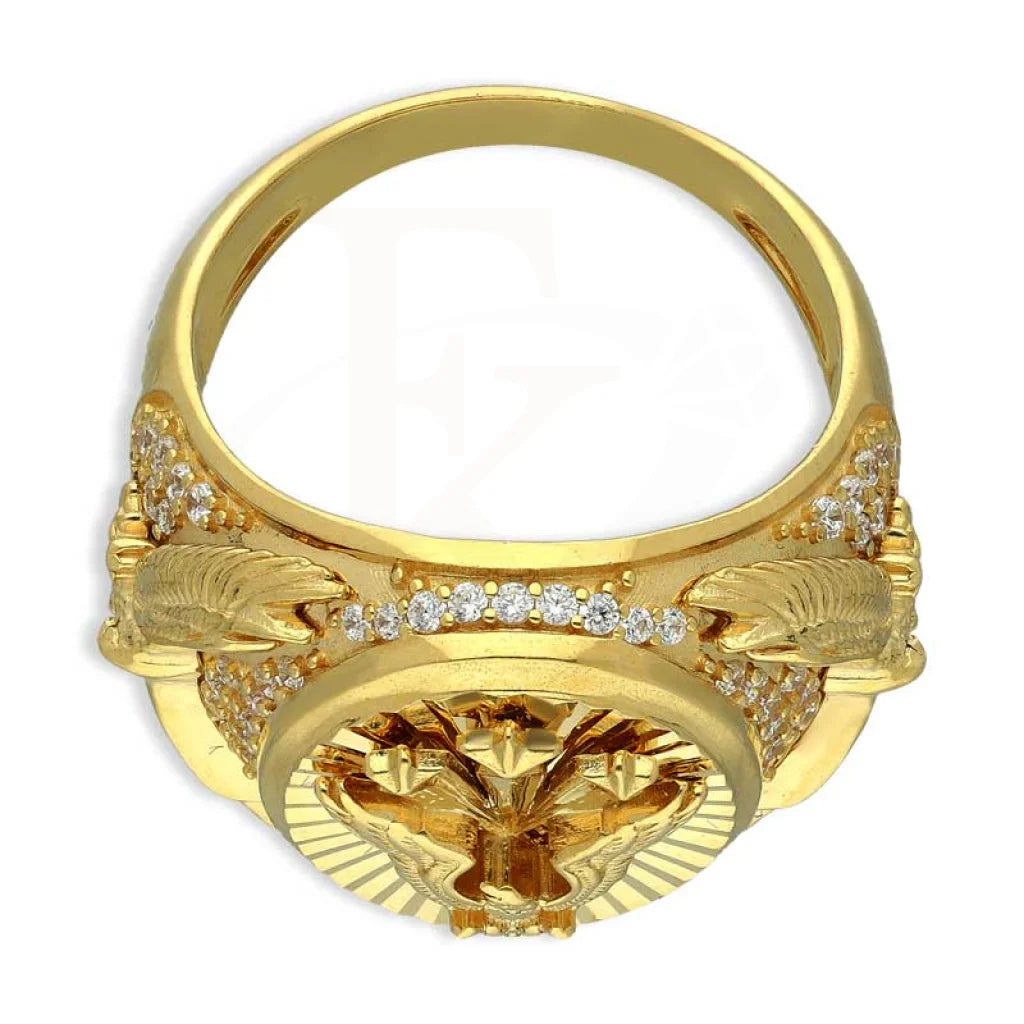 Gold Mens Eagle Shaped Ring 18Kt - Fkjrn18K3474 Rings