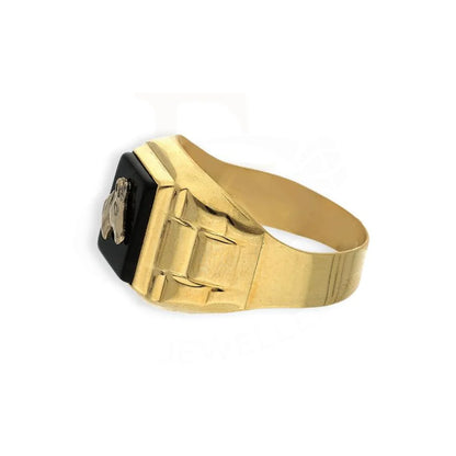 Gold Mens Horse Ring In 18Kt - Fkjrn18K2683 Rings