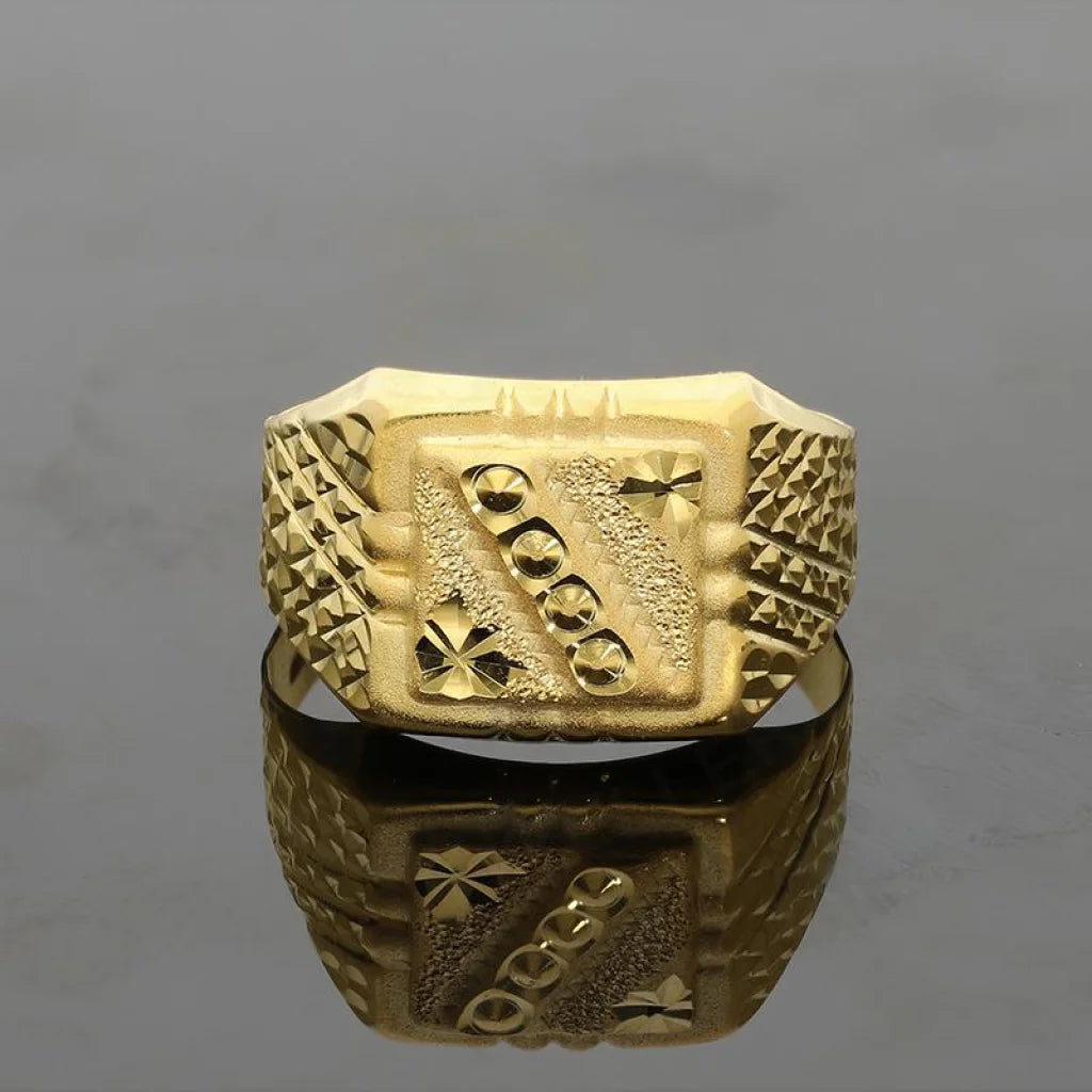 Gold Mens Ring 18Kt - Fkjrn18K2637 Rings