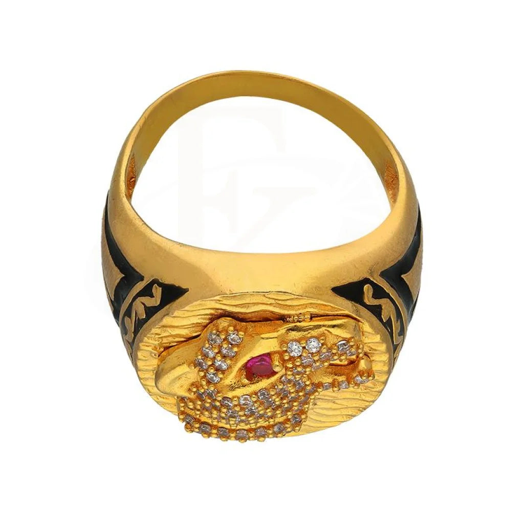 Gold Mens Ring 22Kt - Fkjrn22K3412 Rings