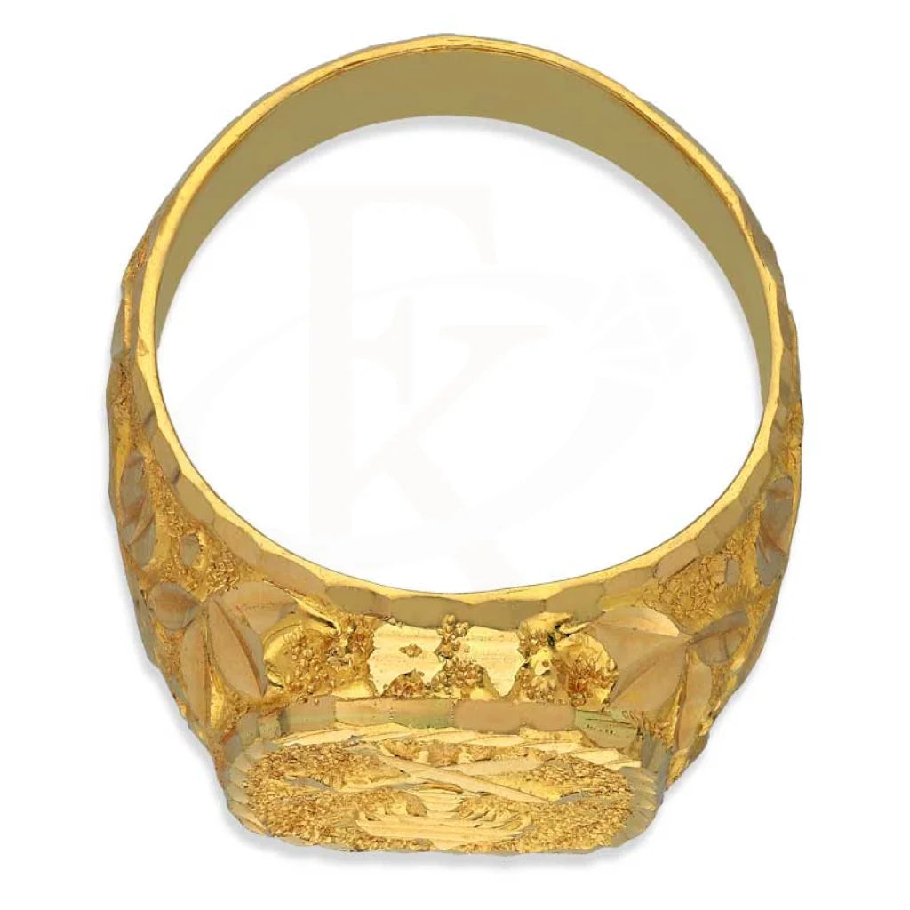 Gold Mens Ring 22Kt - Fkjrn22K3455 Rings