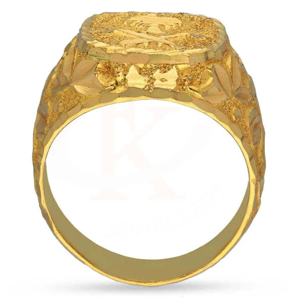 Gold Mens Ring 22Kt - Fkjrn22K3455 Rings