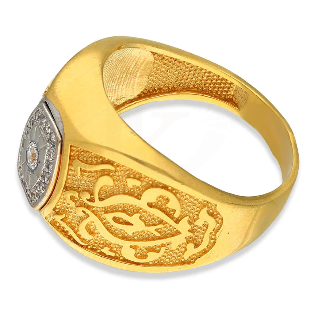 Gold Mens Ring 22Kt - Fkjrn22K3889 Rings