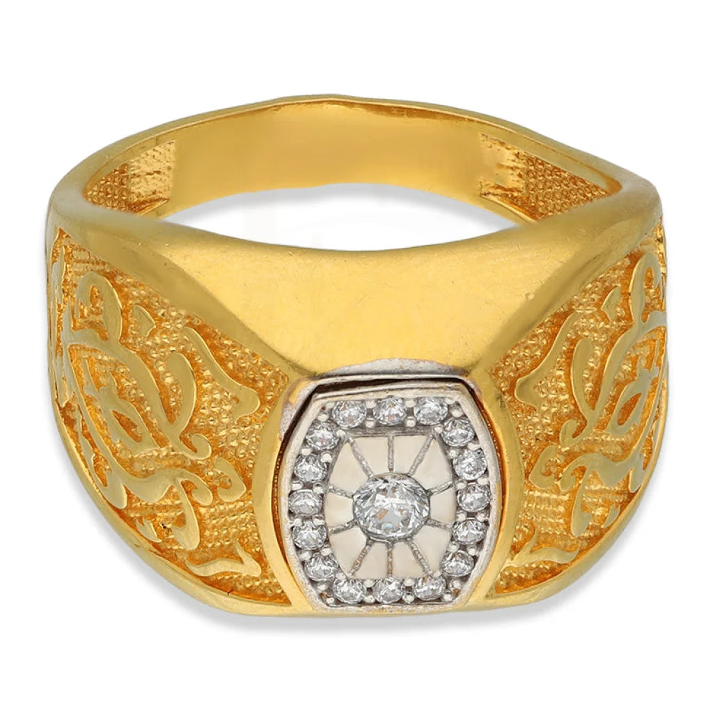 Gold Mens Ring 22Kt - Fkjrn22K3889 Rings