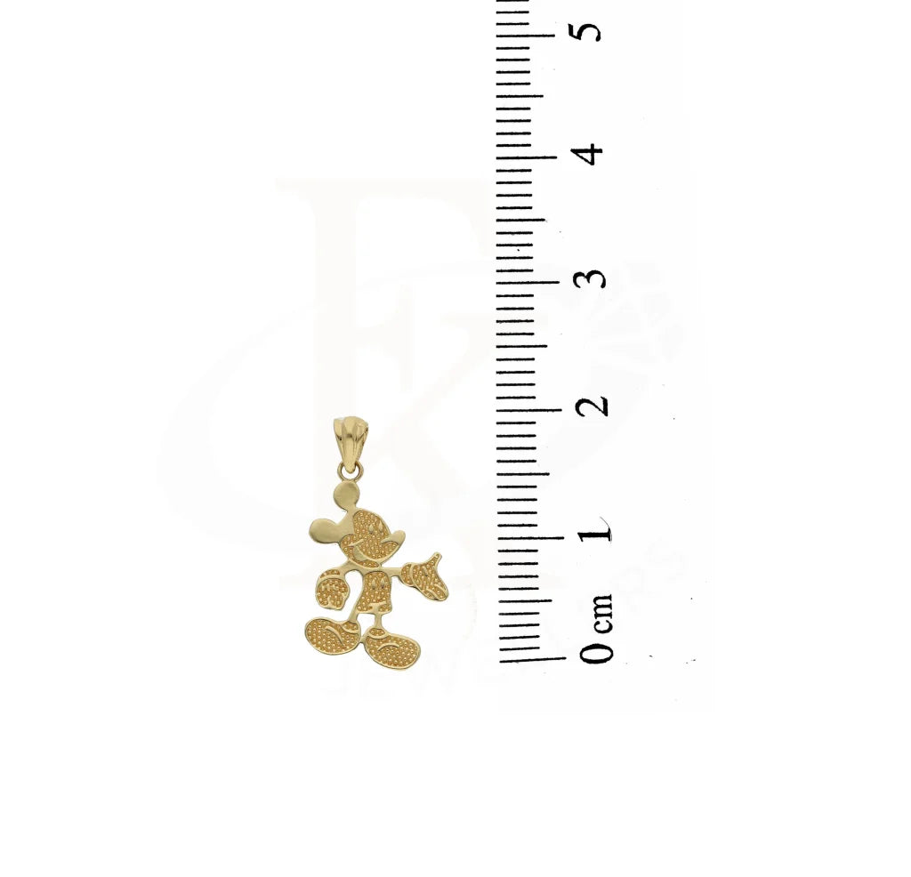 Gold Mickey Mouse Pendant 18Kt - Fkjpnd18K3086 Pendants