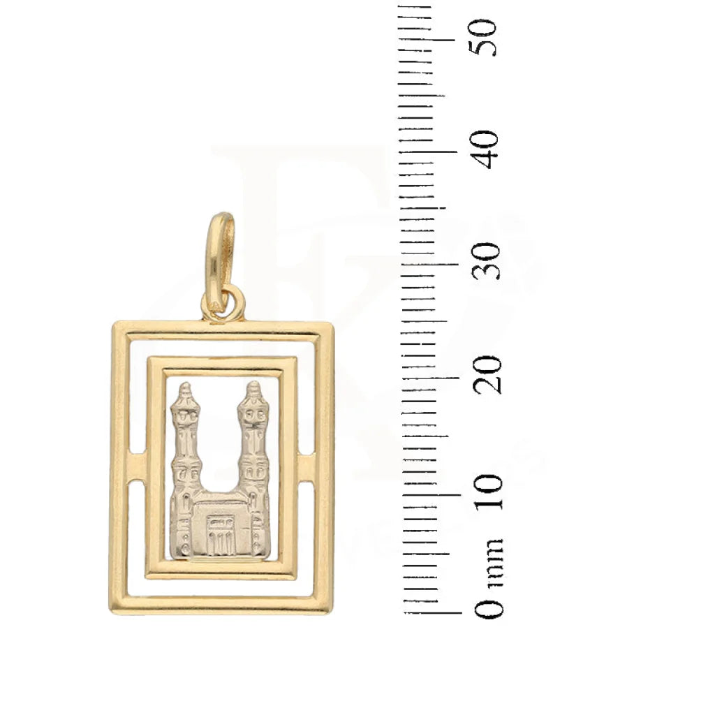 Gold Mosque Pendant 18Kt - Fkjpnd18K5467 Pendants