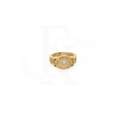 Gold Watch Shaped Ring 18Kt - Fkjrn18K7868 Rings