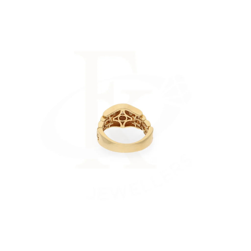 Gold Watch Shaped Ring 18Kt - Fkjrn18K7868 Rings