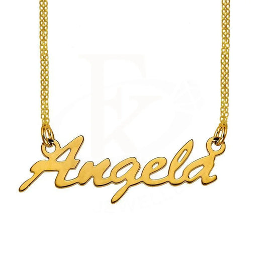 Gold Name Necklace 22Kt - Fkjnkl1911 Necklaces