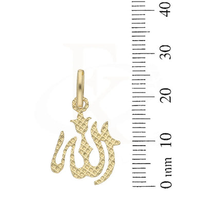 Gold Necklace (Chain With Allah Pendant) 18Kt - Fkjnkl18K5228 Necklaces