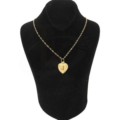 Gold Necklace (Chain With Alphabet Pendant) 18Kt - Fkjnkl1452 Necklaces