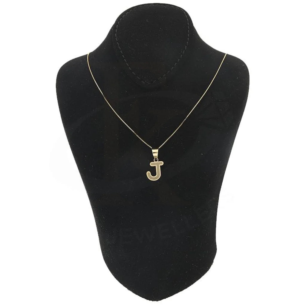 Gold Necklace (Chain With Alphabet Pendant) 18Kt - Fkjnkl18K2260 Necklaces