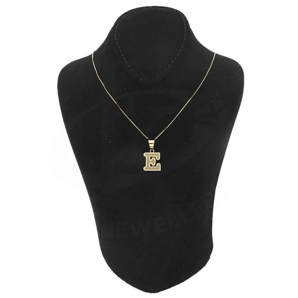 Gold Necklace (Chain With Alphabet Pendant) 18Kt - Fkjnkl18K2260 Necklaces