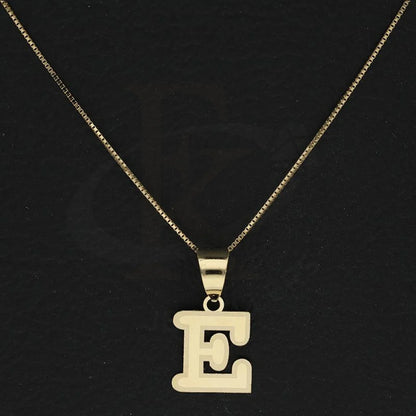 Gold Necklace (Chain With Alphabet Pendant) 18Kt - Fkjnkl18K2260 Necklaces