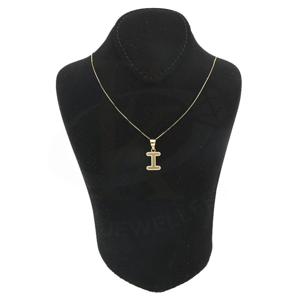 Gold Necklace (Chain With Alphabet Pendant) 18Kt - Fkjnkl18K2260 Necklaces