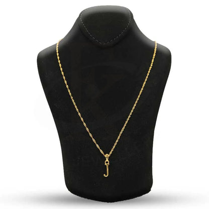 Gold Necklace (Chain With Alphabet Pendant) 22Kt - Fkjnkl22K2734 Necklaces