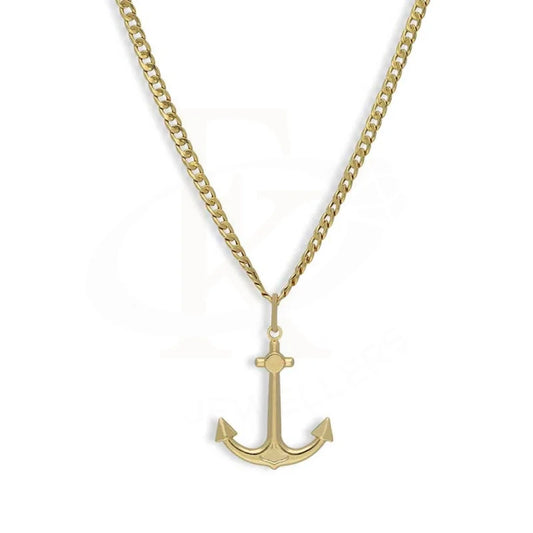 Gold Necklace (Chain With Anchor Pendant) 18Kt - Fkjnkl18K3128 Necklaces