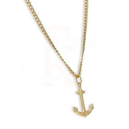 Gold Necklace (Chain With Anchor Pendant) 18Kt - Fkjnkl18K3133 Necklaces