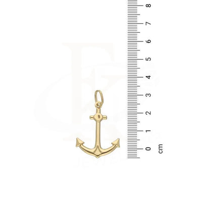 Gold Necklace (Chain With Anchor Pendant) 18Kt - Fkjnkl18K3133 Necklaces