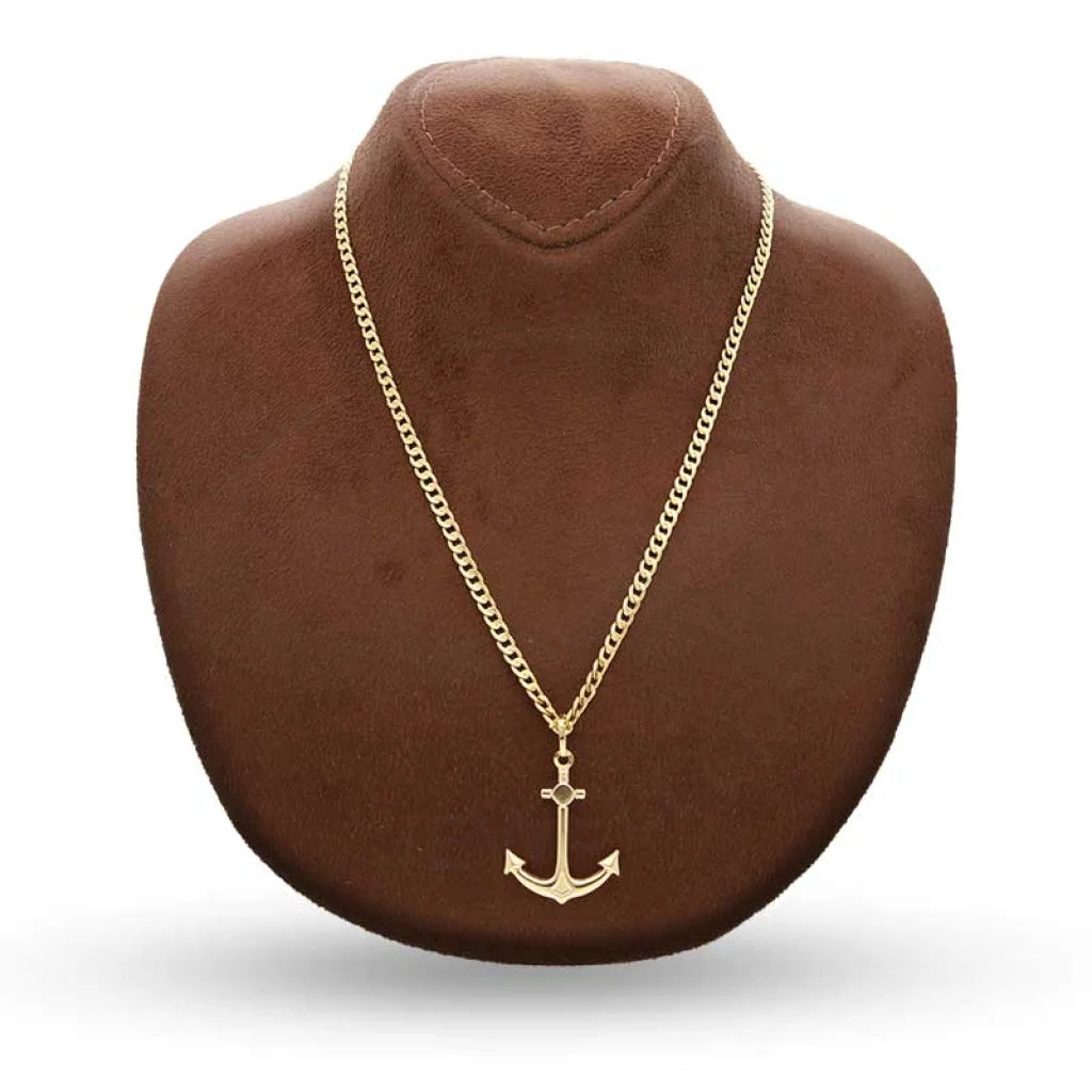 Gold Necklace (Chain With Anchor Pendant) 18Kt - Fkjnkl18K3133 Necklaces