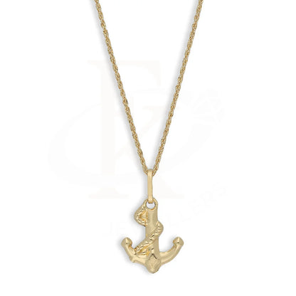 Gold Necklace (Chain With Anchor Pendant) 18Kt - Fkjnkl18K5450 Necklaces