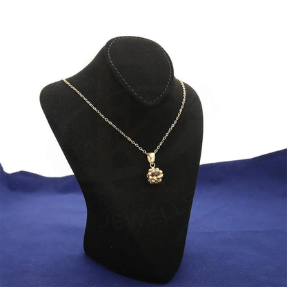 Gold Necklace (Chain With Ball Pendant) 18Kt - Fkjnkl18K2344 Necklaces