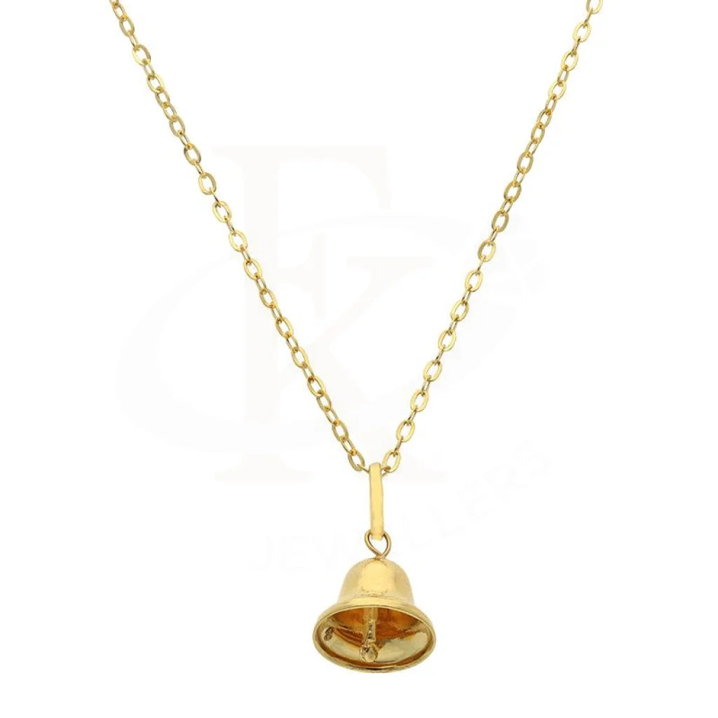 Gold Necklace (Chain With Bell Pendant) 18Kt - Fkjnkl18K2499 Necklaces