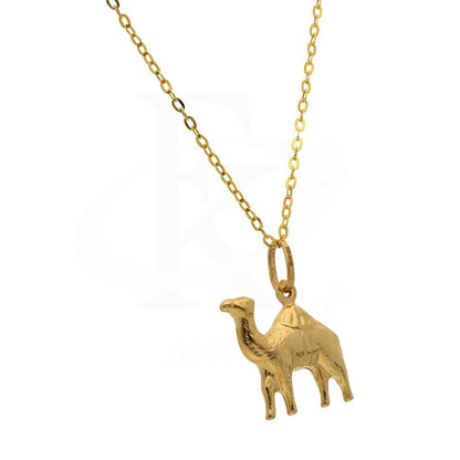 Gold Necklace (Chain With Camel Pendant) 18Kt - Fkjnkl18K2508 Necklaces