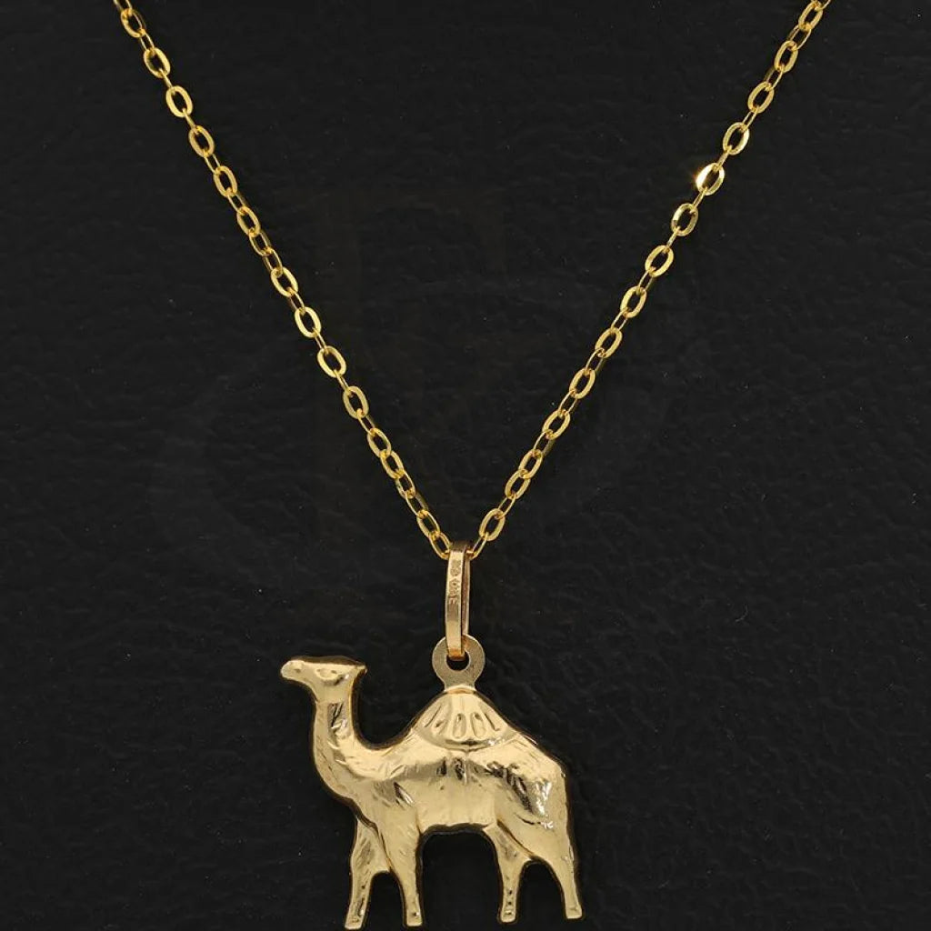 Gold Necklace (Chain With Camel Pendant) 18Kt - Fkjnkl18K2508 Necklaces