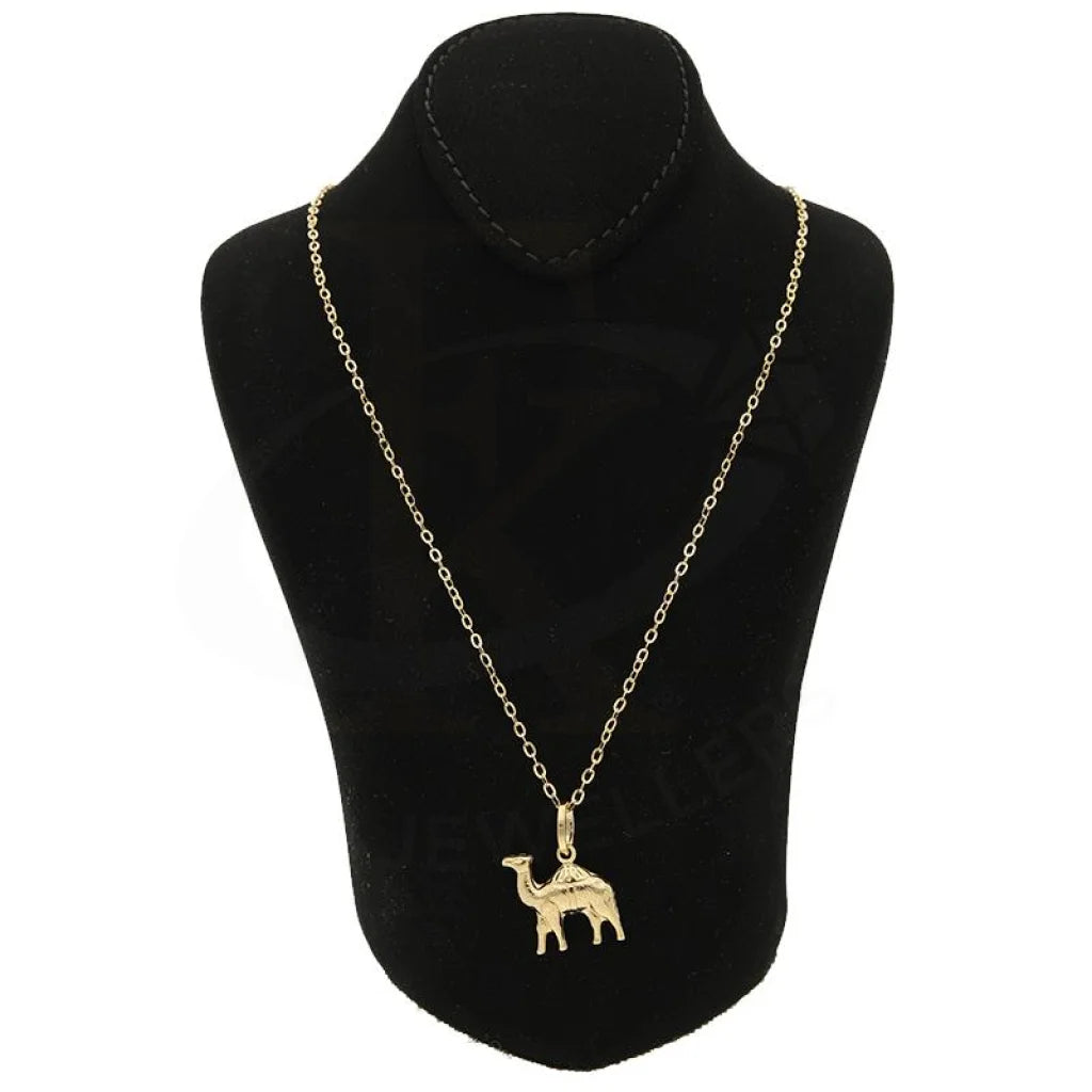 Gold Necklace (Chain With Camel Pendant) 18Kt - Fkjnkl18K2522 Necklaces