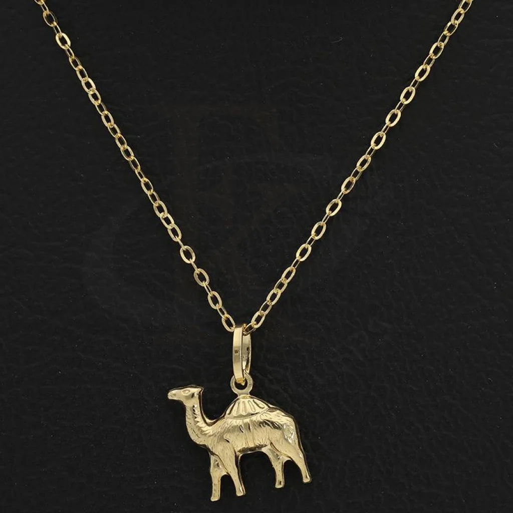 Gold Necklace (Chain With Camel Pendant) 18Kt - Fkjnkl18K2522 Necklaces