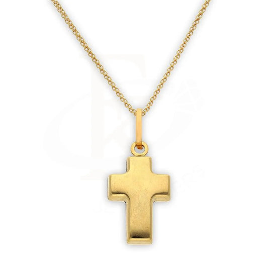 Gold Necklace (Chain With Cross Pendant) 18Kt - Fkjnkl18K2348 Necklaces