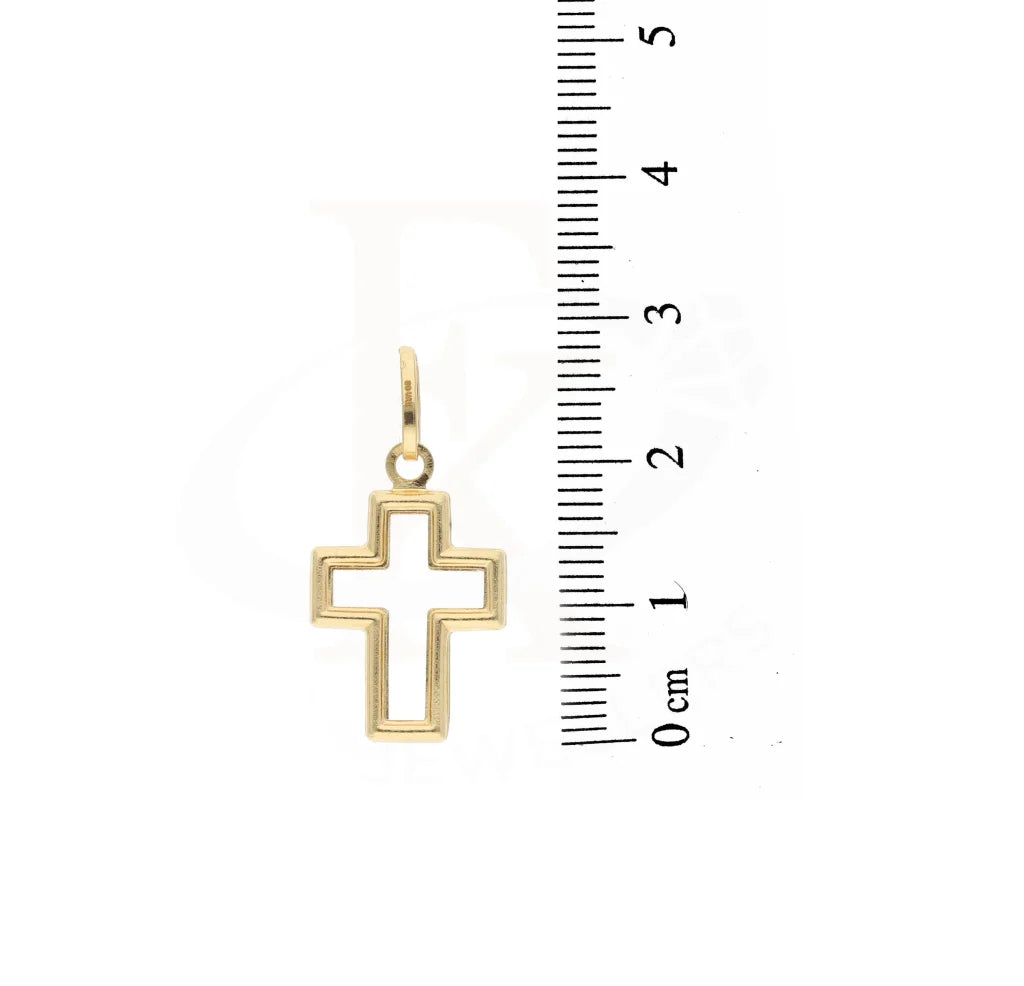 Gold Necklace (Chain With Cross Pendant) 18Kt - Fkjnkl18K2349 Necklaces