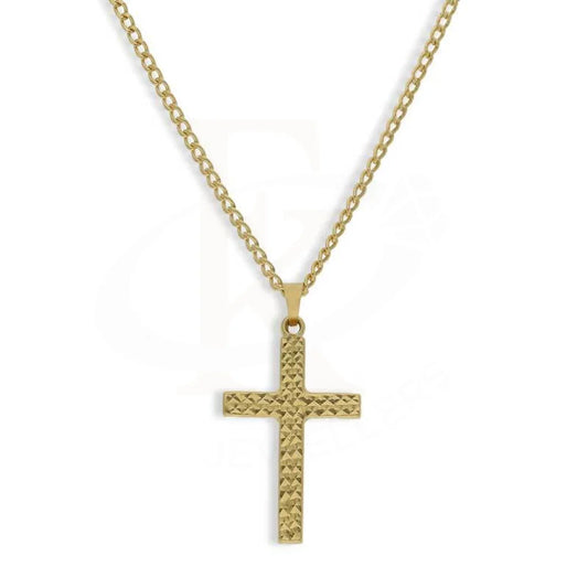 Gold Necklace (Chain With Cross Pendant) 18Kt - Fkjnkl18K3082 Necklaces