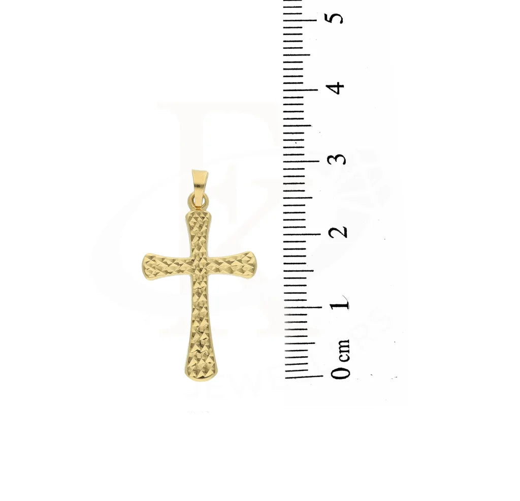 Gold Necklace (Chain With Cross Pendant) 18Kt - Fkjnkl18K3084 Necklaces