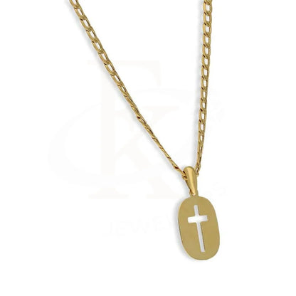 Gold Necklace (Chain With Cross Pendant) 18Kt - Fkjnkl18K3139 Necklaces